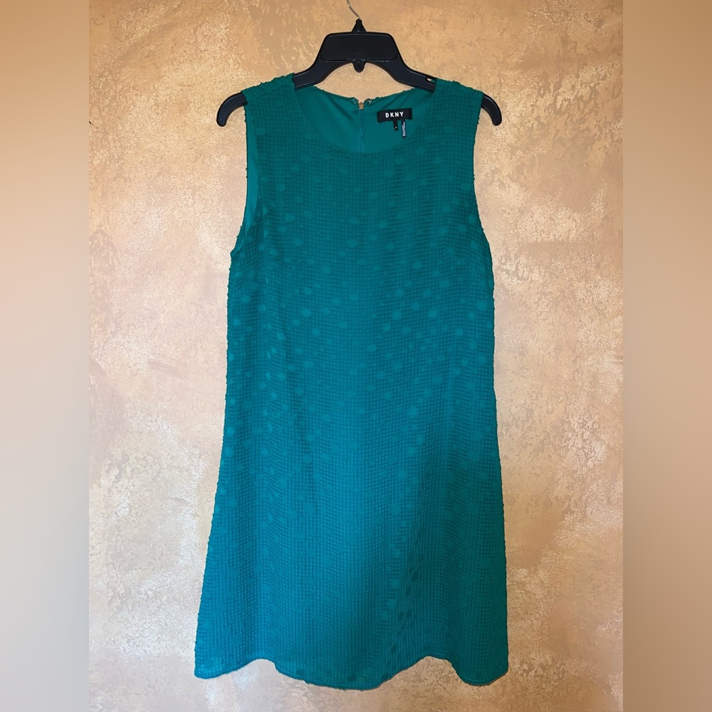 Emerald green DKNY dress